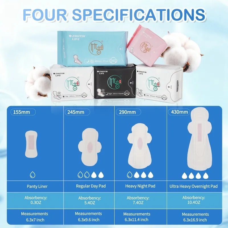 60 Counts Sanitary Pads high quality